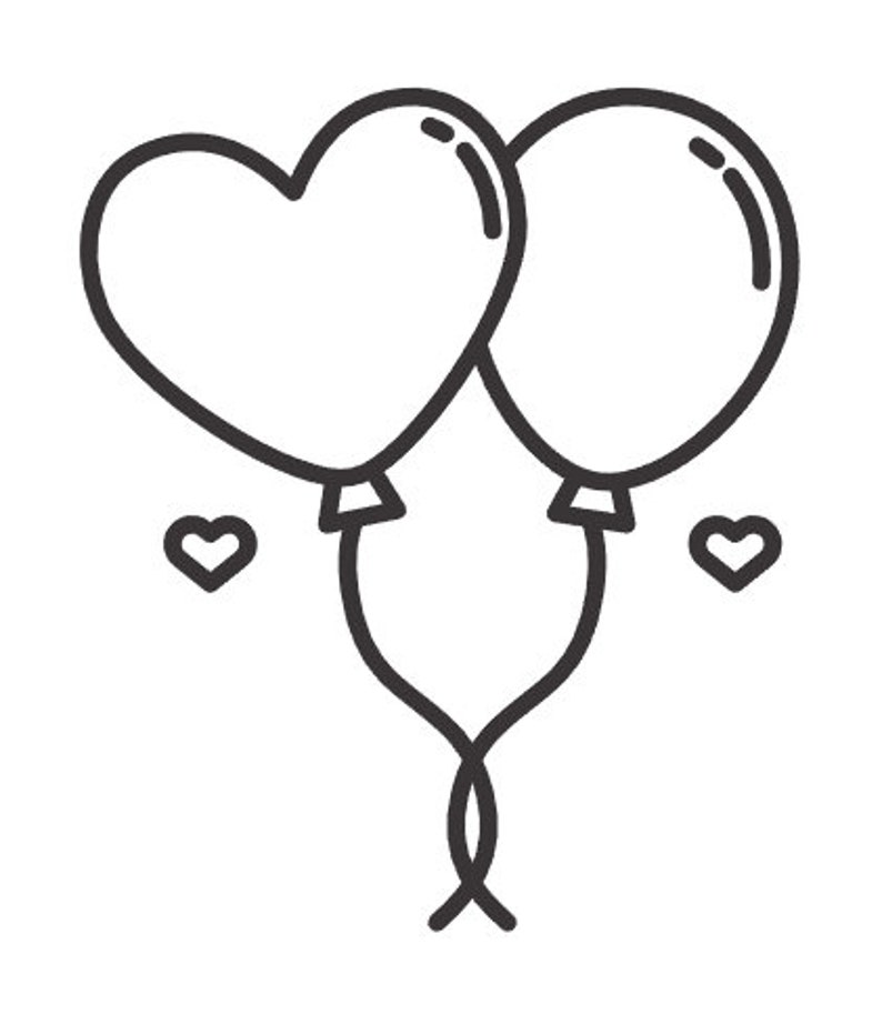 10 Valentine's Day Coloring Pages | Etsy