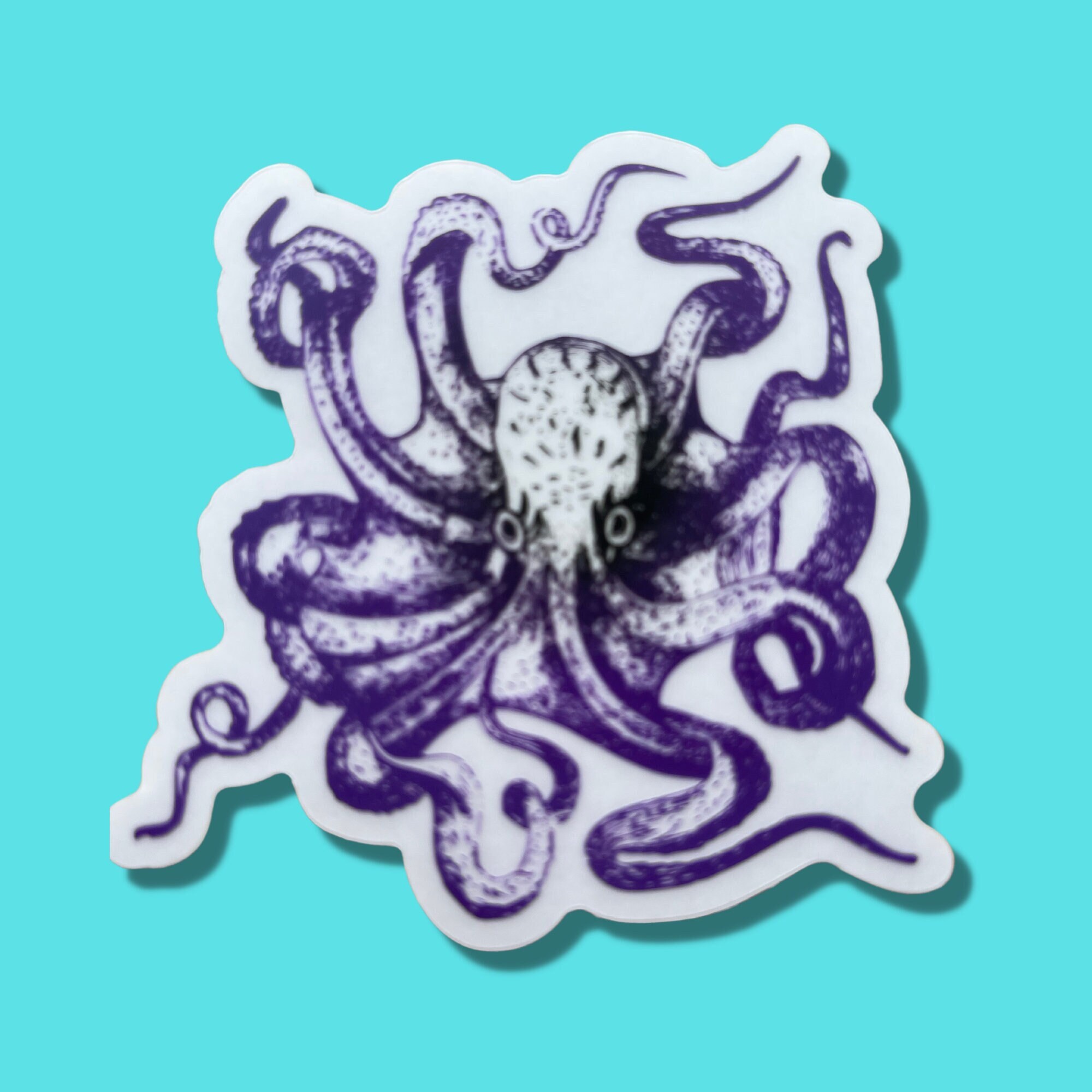 Octopus Nautical Decal Sticker - Etsy