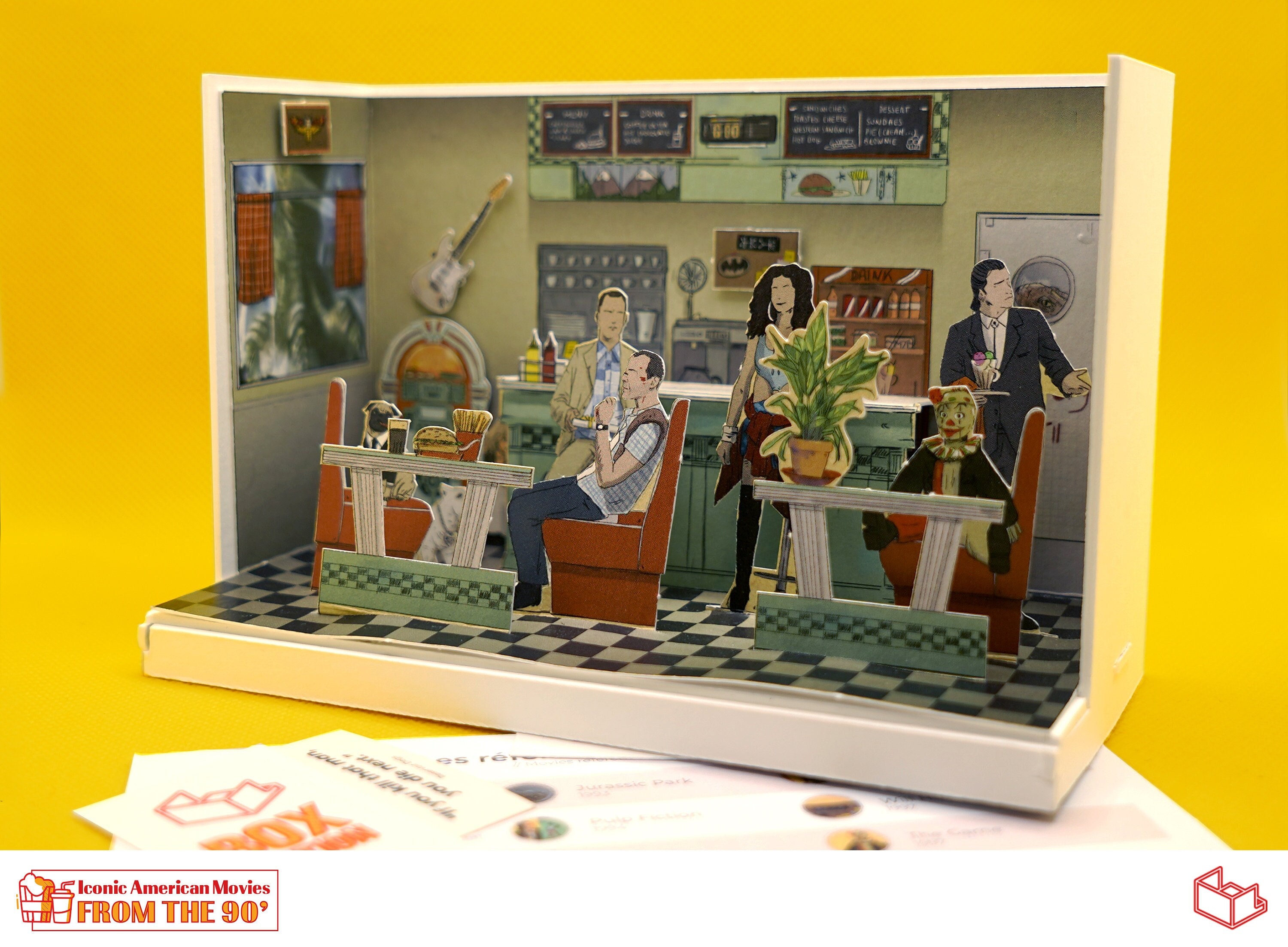 Maquette Déco Cinéma - Iconic 90S American Movies
