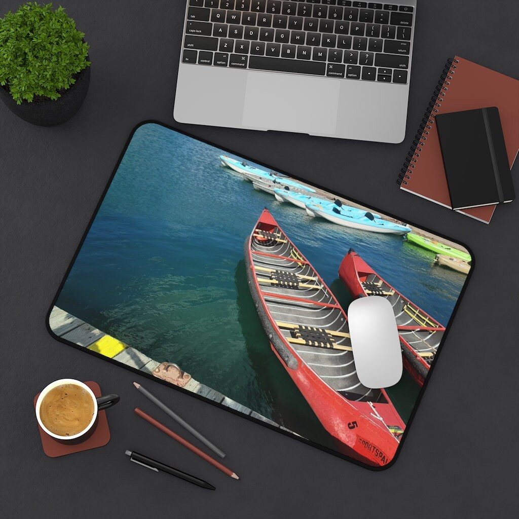 Desk Mat perfect for the outdoor adventurer or canoe lover Etsy
