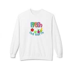 Graphic Sweatshirt - Farmers Market - Unisex Sweatshirt - Nature Lover - Gardening Shirt - Cotton Sweatshirt