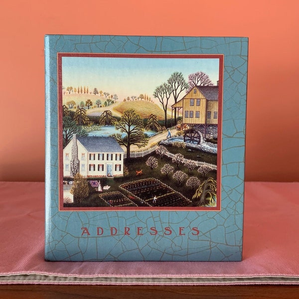Refillable Address Book Etsy
