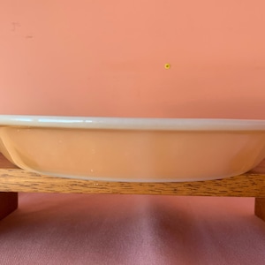 Vintage Fire King Glass Pie Plate 9 Inches Made in USA Beige Side Lusterware Kitchenware Collectible Baking Pies