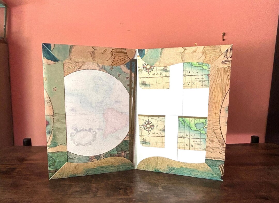 The Paper Company “world Map” Stationery Set (includes 15 Patterned