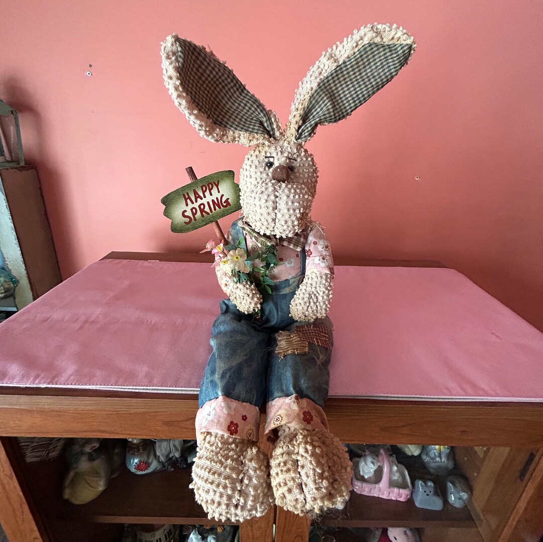 Plush bunny chair sale