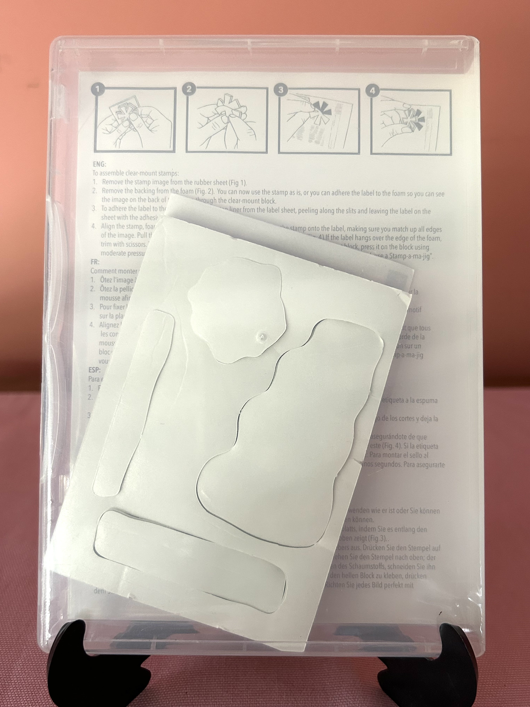 Vektenxi Klar Silikon Stempel Blatt Druck Scrapbooking Prägestempel Transparent Haftsiegel Für DIY Sammelalbum Fotoalben Papier Notebook Karte