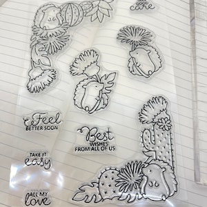 Best wishes/ get well soon Transparent Clear Silicone Stamp for DIY Scrapbooking Photo Album Decorative Clear Rubber Stamp Sheets
