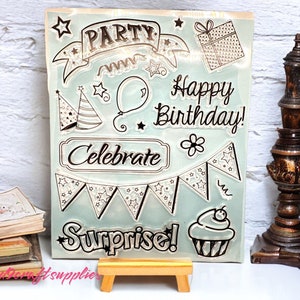 Transparent clear stamp Kawaiimold card DIY Scrapbooking Photo Album Embossing Decorative Craft Die