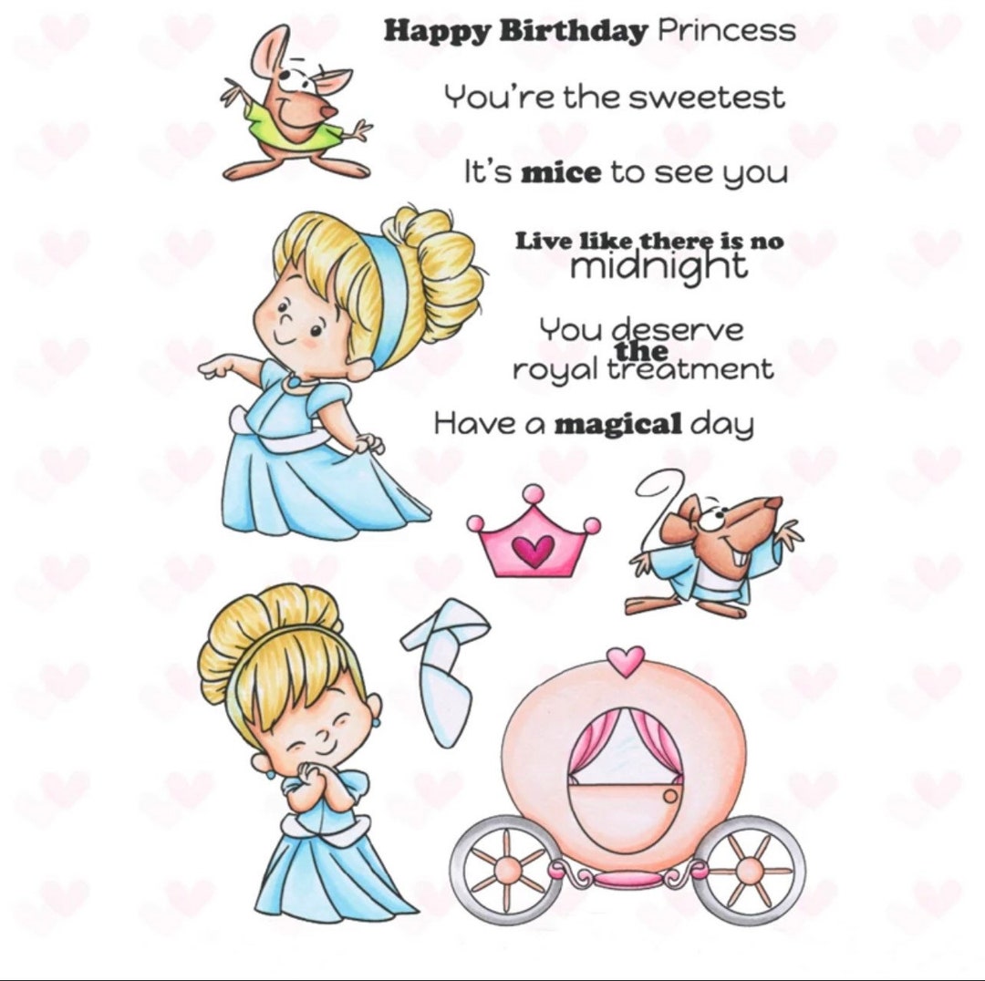Magical Princess Transparent Clear Silicone Stamp Seal for DIY ...