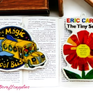 Planar Resin flatback- Yellow school bus, back to school, magic school bus, 1 pcs- Embellishment- Cabochon - Hair Bow Center-badge reels