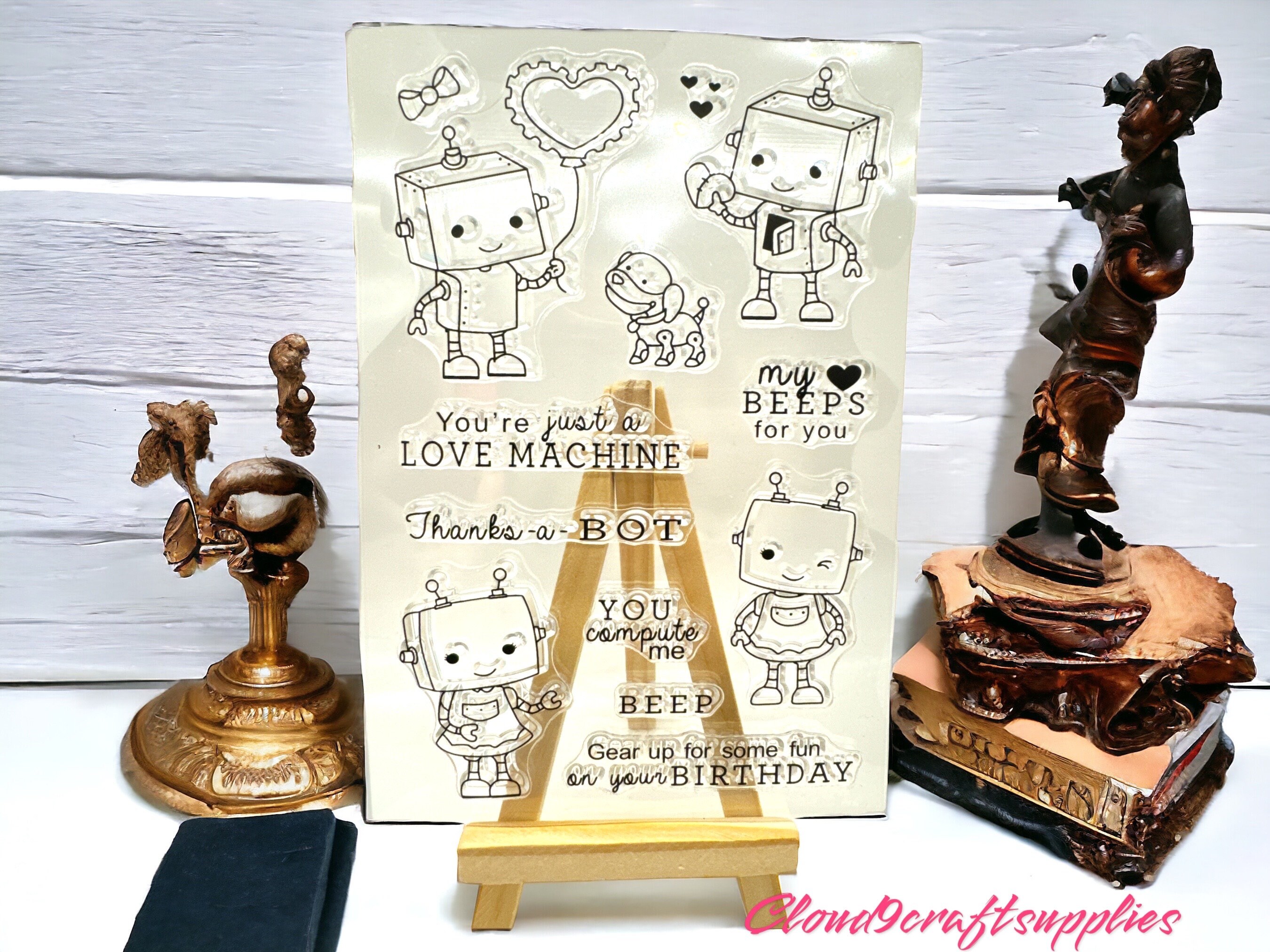Valentine Heart Clear Stamps - Transparent Silicone Stamps For Card Making And Scrapbooking