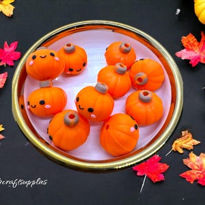3D Focal Charm, Charm, Thanksgiving, Sweets, 3D Cute Pumpkin Silicone Focal Beads, 1 PCS, Beads for Pens, beads for keychains