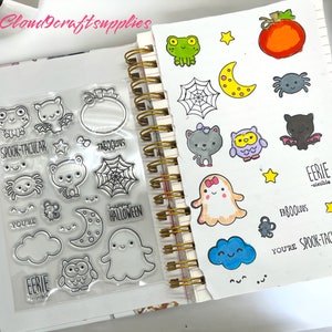 Halloween Spooky Ghost  Stamps or Die or Stamp Stencil DIY Scrapbooking