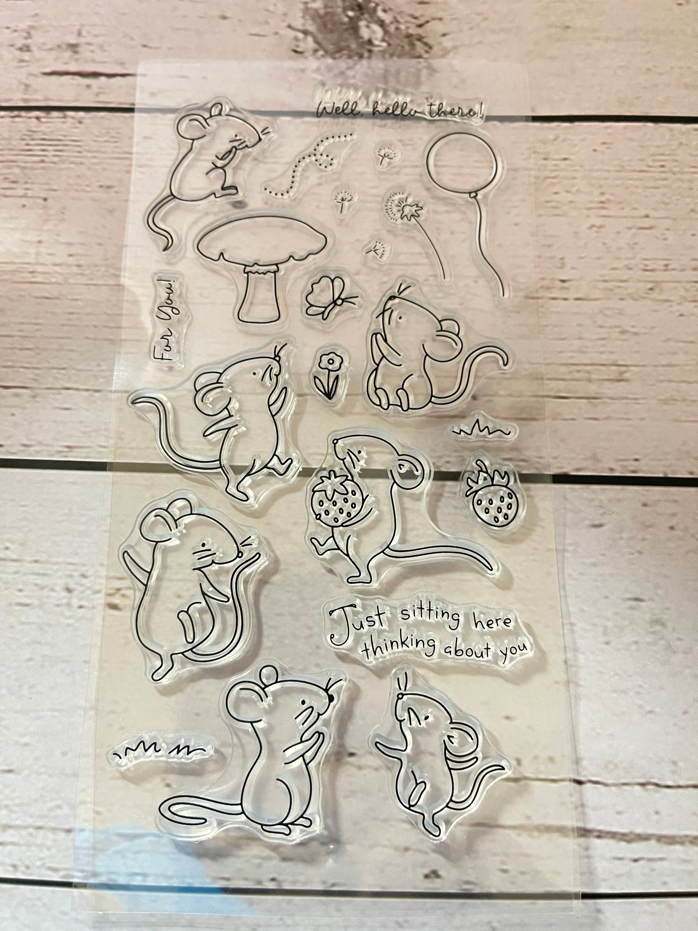 Technique Tuesday Clear Stamps 2 inchx4 inch-Planner-Yes