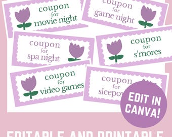 Reward Coupon Kids, Chores Chart, Kids Game Prizes, Children's Daily Task