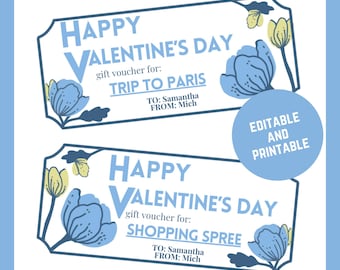 Valentine's Day Coupon Template | Date Night Gift (Digital Download)