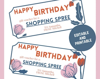 Wife Birthday Coupon | Editable Date Night Reward (Digital Download)