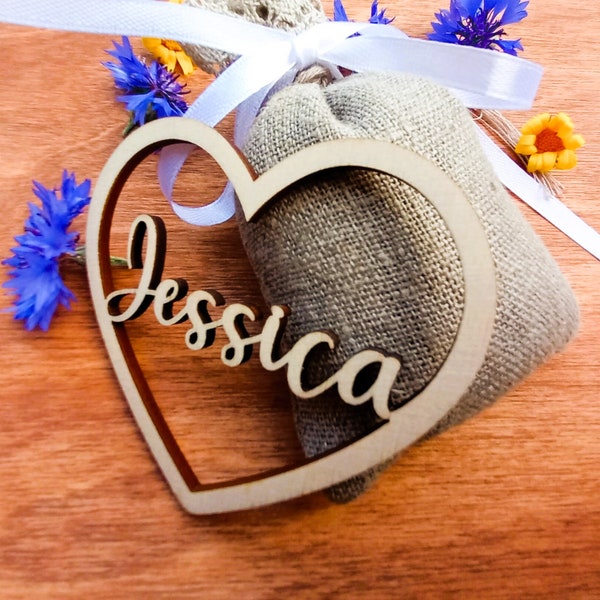 Personalized Place Names, Wedding Place Setting, Wooden Heart, Wood Place Name, Wedding Favours, Table Decor, Rustic Wedding Table Seating