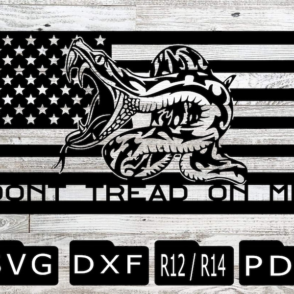 Dont tread on me, SVG, DXF, Plasma, Laser, Trump, Lets go brandon, patriotic, america, usa, flag, dont tread on me flag, trump 2024, cnc