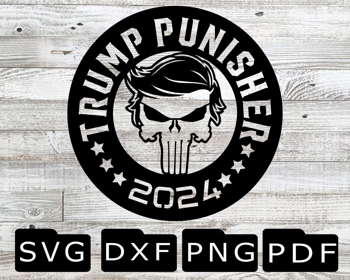 Trump 2024 SVG DXF Plasma Laser Cricut Sticker Lets Go Etsy Hong Kong