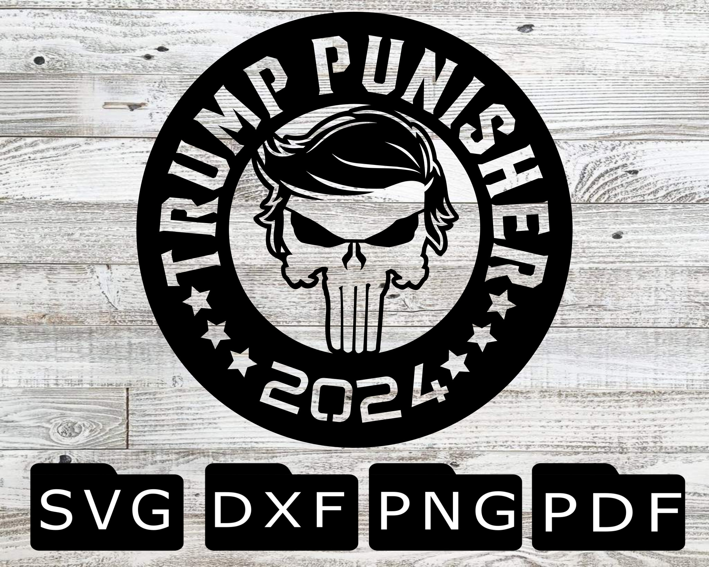 Trump 2024 SVG DXF Plasma Laser Cricut Sticker Lets Go Etsy Israel