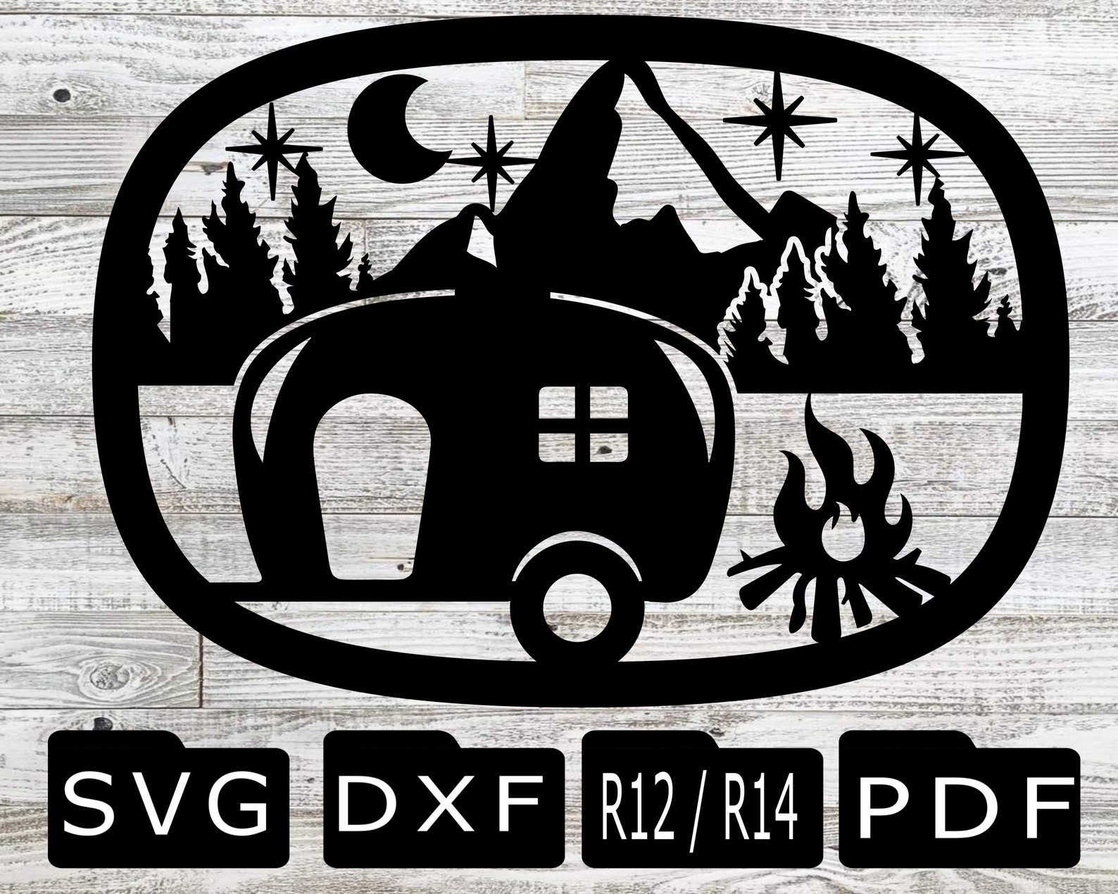 Camping Svg, Campsite Marker, Camp Svg, Camp, Camping, Svg, Dxf, Plasma