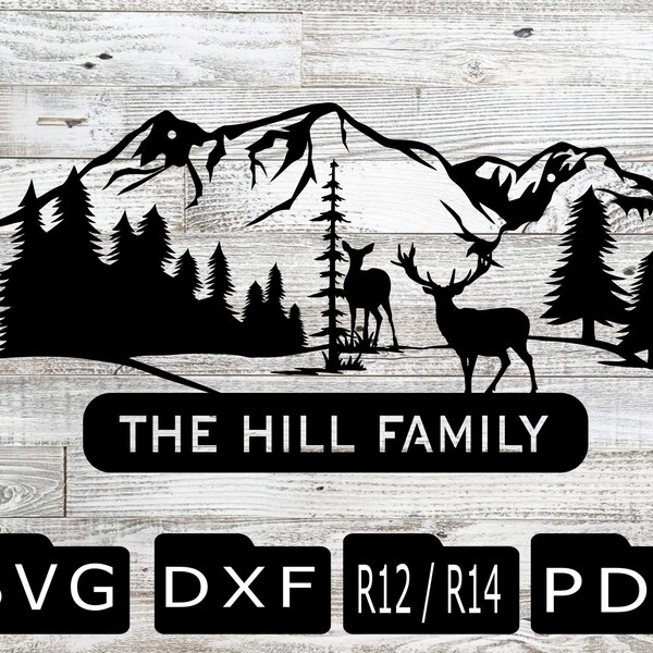 Address Sign Dxf Etsy