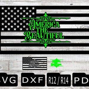 American Flag SVG, Independence Day svg, Patriotic Flag svg,  dxf, flag cnc, flag dxf, 4th of july svg, trump svg, trump dxf, plasma, laser