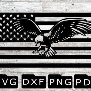 DXF, SVG, Cut File,  File, CNC, Plasma, Laser, eagle, flag, 2nd amendment, patriotic, america, merica, united, states, usa, cricut, tumbler