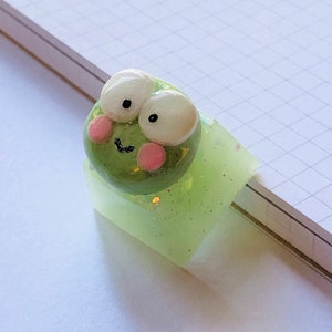 Kawaii Frog Artisan Keycap Resin Keycap for Cherry MX - Etsy