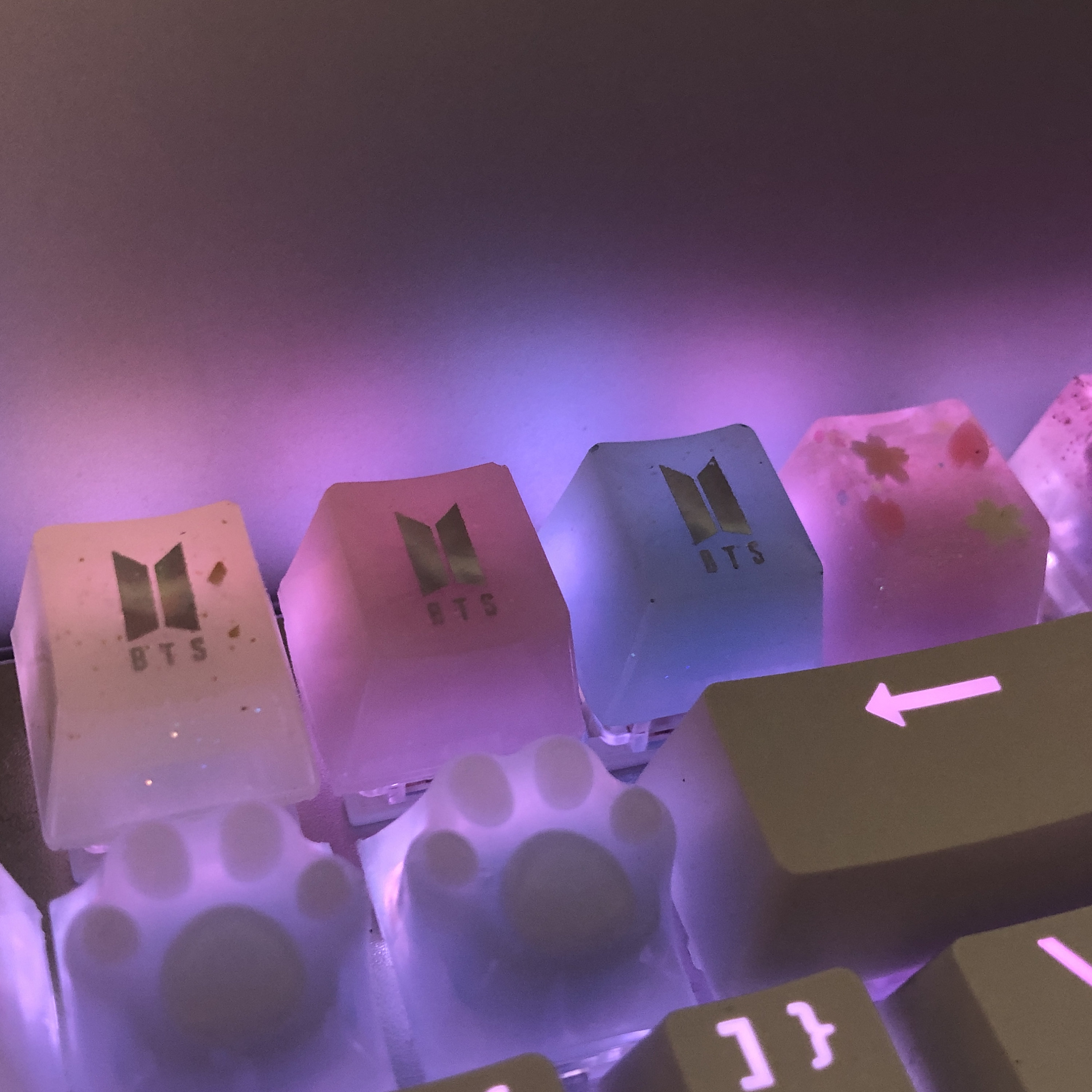 BTS Artisan Keycap Resin Keycap for Cherry MX Gateron Etsy Ireland