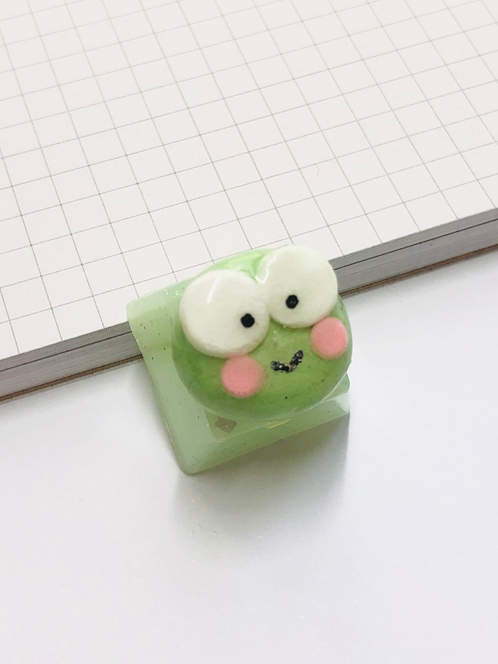 Kawaii Frog Artisan Keycap Resin Keycap for Cherry MX Etsy