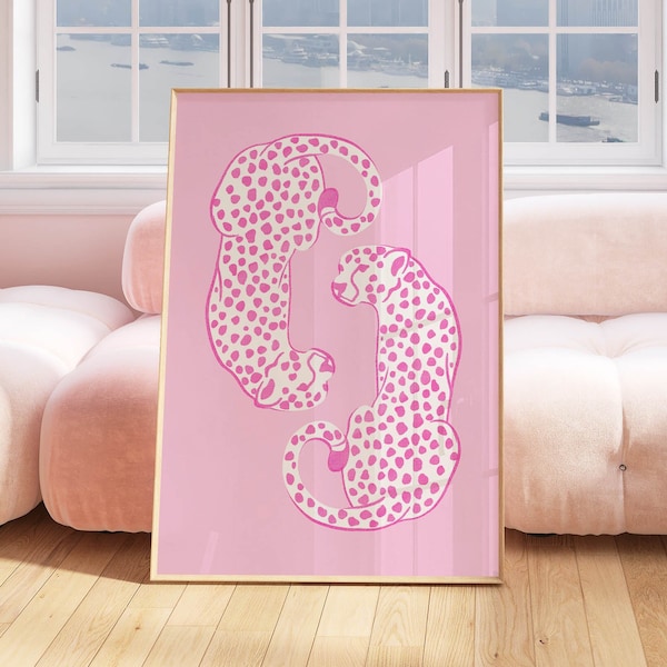 Y2k Cheetah Wall Art - Etsy