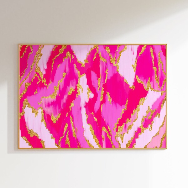 Hot Pink Decor Etsy