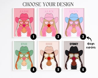 Custom Girly Portrait 8 Preppy Room Decor Aesthetic Trendy