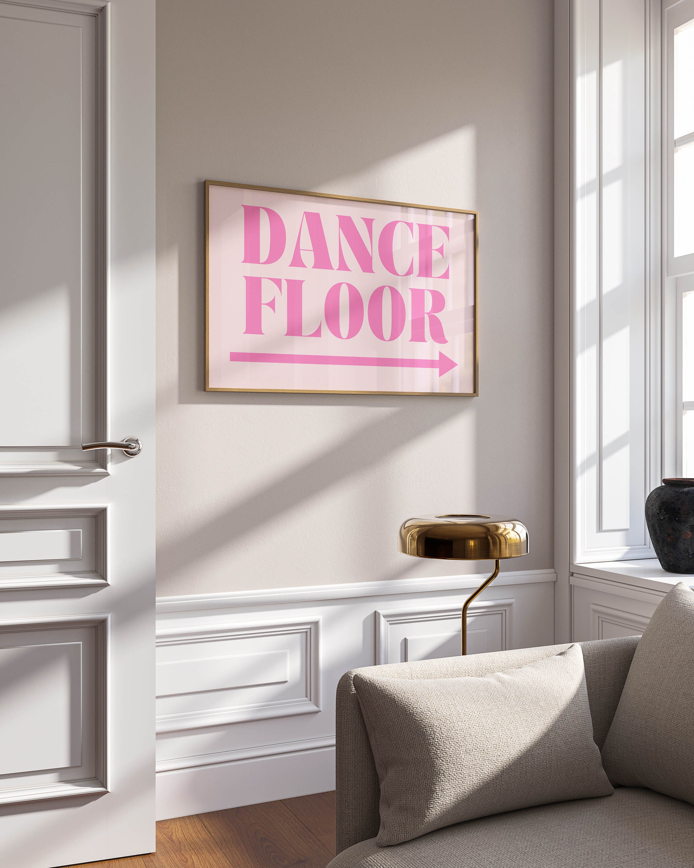 Dance Floor Sign Girly Wall Art Maximalist Decor, Y2k Preppy Room Decor ...