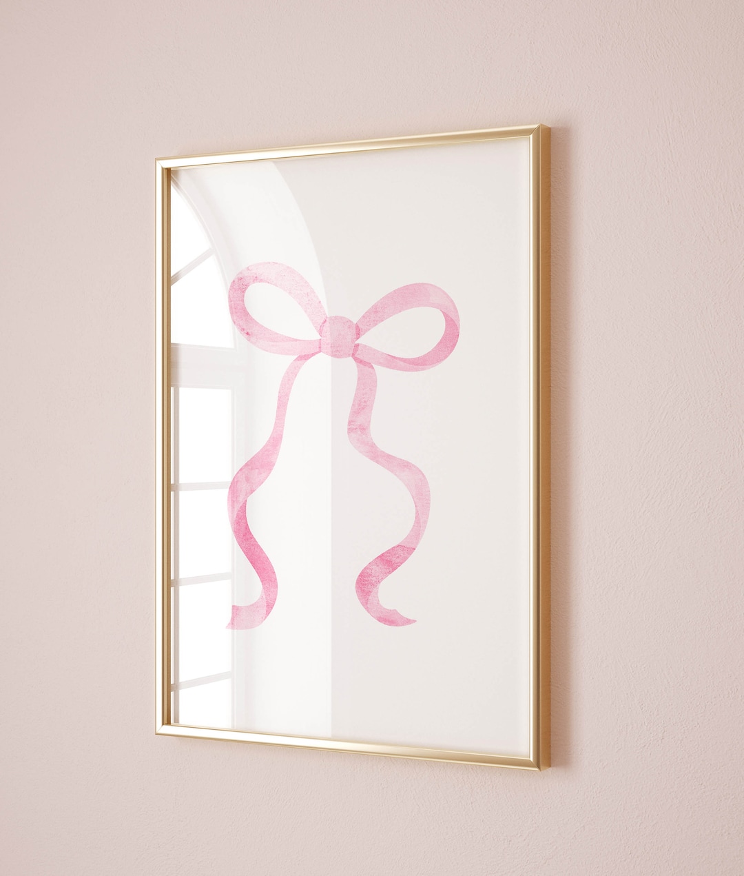 Kaderas Wandposter Set - 4 Rosa Küsten Motive 20,3x25,4cm Für Mädchenzimmer & Deko