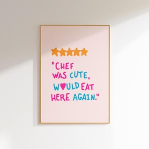Minimalistisches Dekor, rosa und orange Wandkunst, minimalistisches Dekor für Küche, minimalistisches Retro-Dekor, minimalistisches Plakat