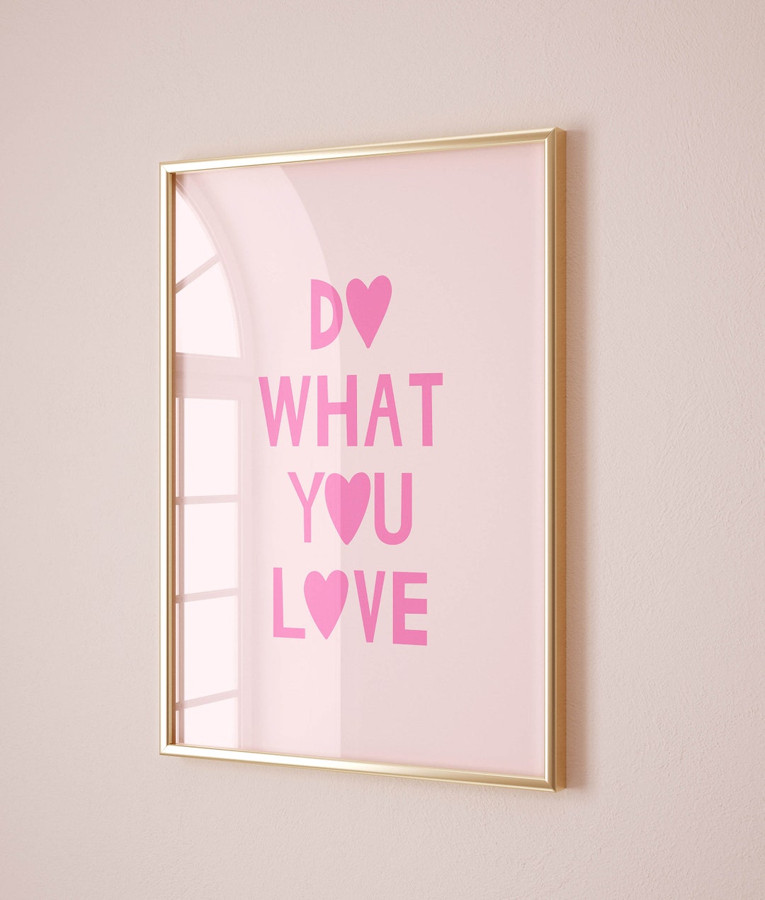 Girly Wall Art Motivational Poster Preppy Room Decor, Trendy Wall Art ...