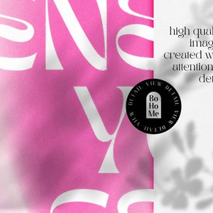 inspirational quote aura poster preppy aesthetic room decor, motivation office art cute apartment decor, aura quote wall art dorm decor image 2