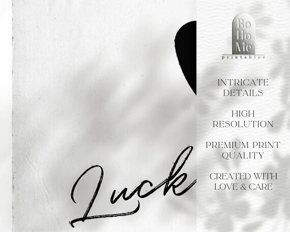 Poster Estetico 'Lucky Girl Syndrome' Con Asso Di Cuori – Stampa Moderna Rosa E Nera 30x45 Cm – Decorazione Parete Per Camera, Appartamento, Bar - 2