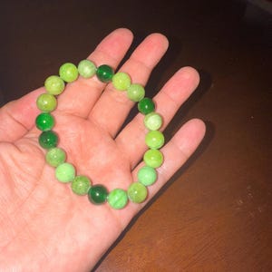 Jade green bracelet