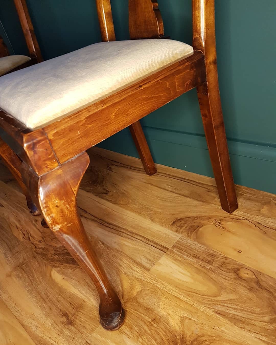 4x Queen Anne Style Esszimmerstühle | Etsy