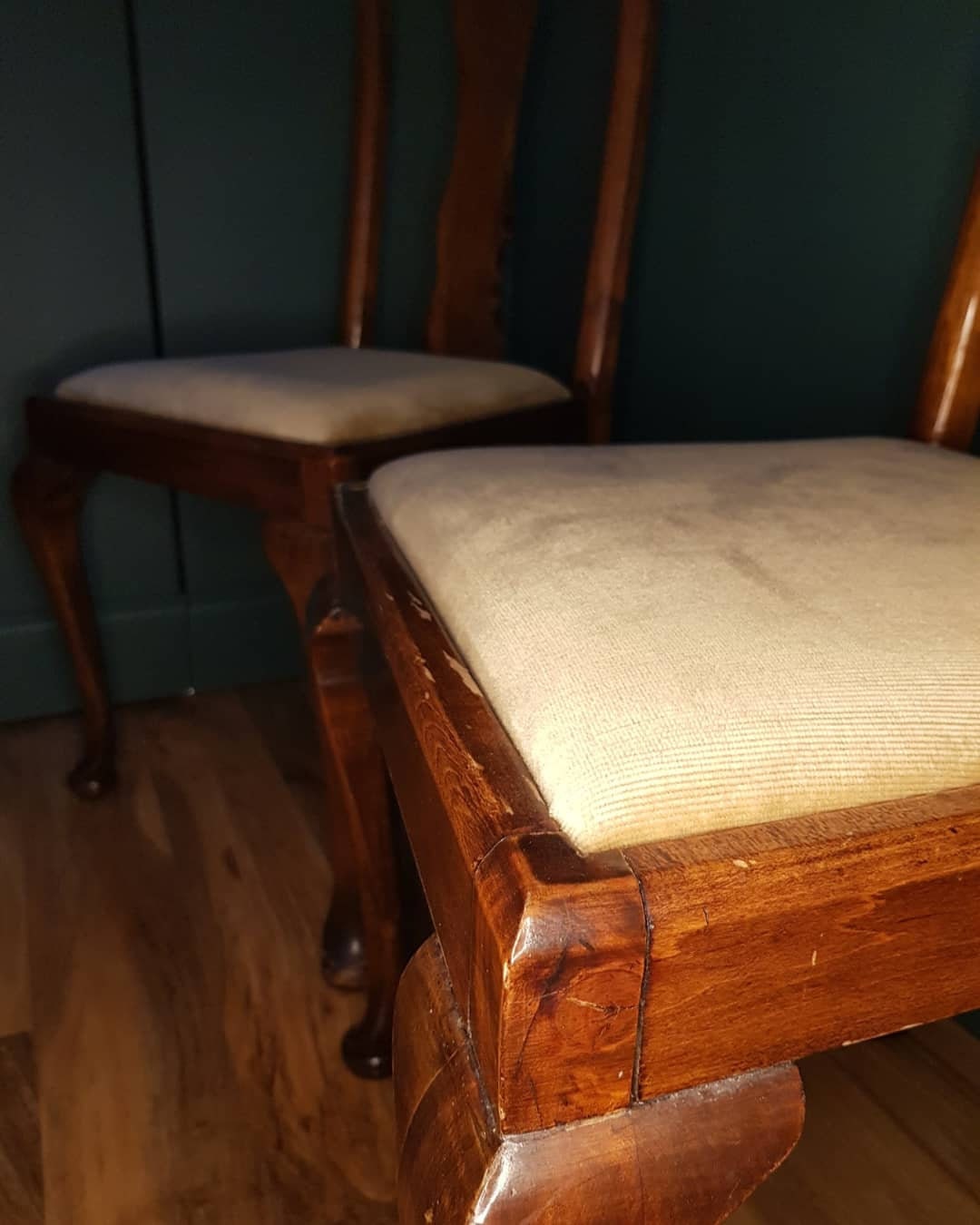 4x Queen Anne Style Esszimmerstühle | Etsy