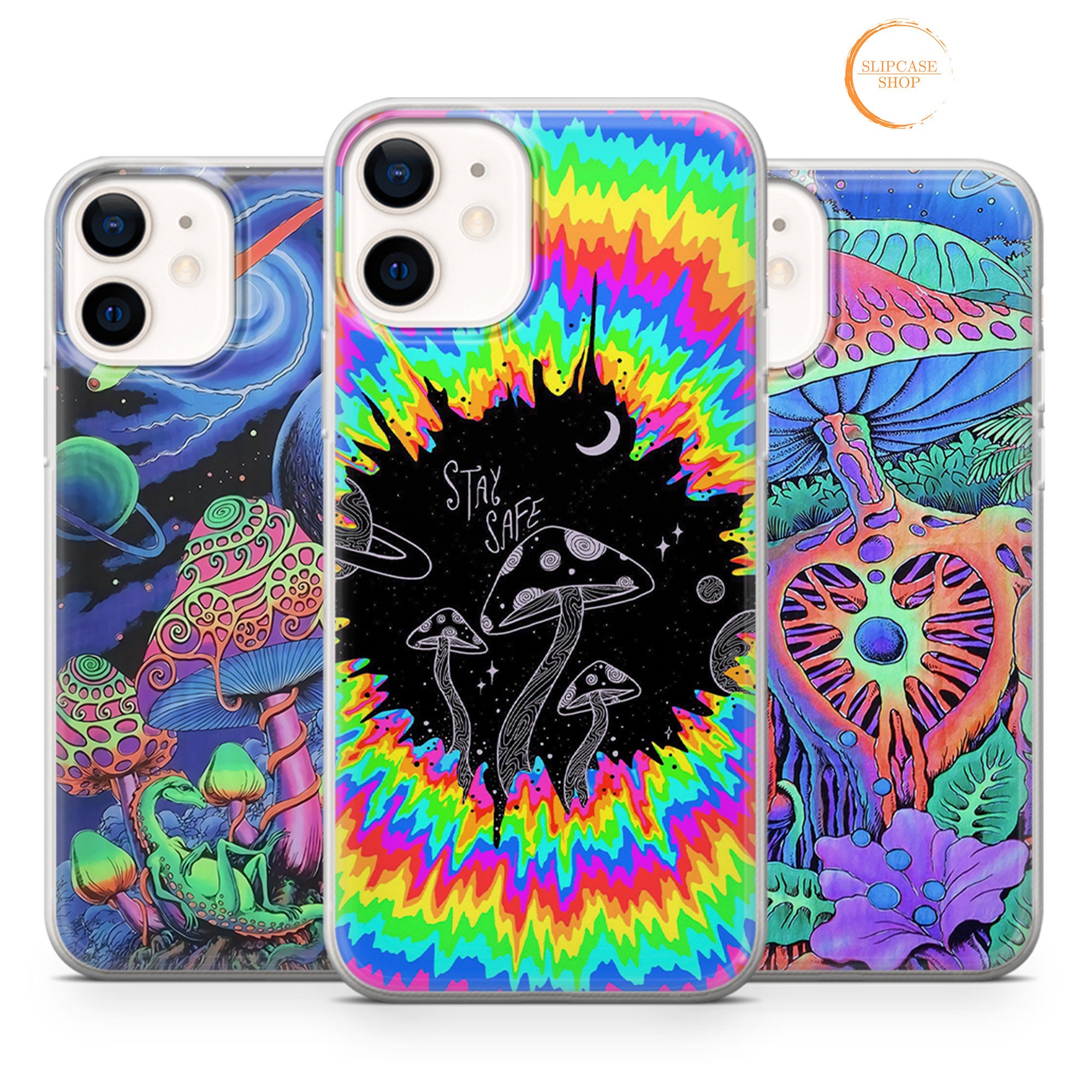 Trippy Psychedelic Phone Case Visuals Hippie Cover fit for | Etsy