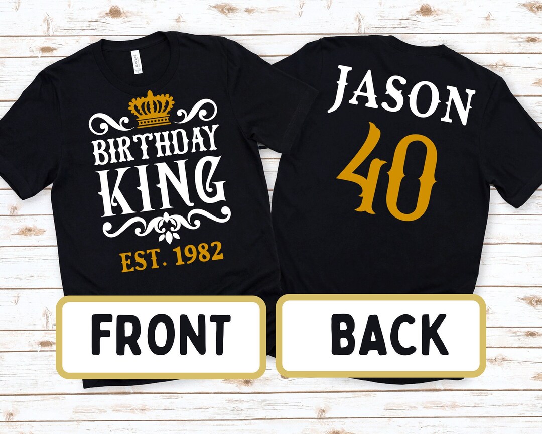 Birthday King Tshirt, Birthday King Shirt, Birthday King Crown