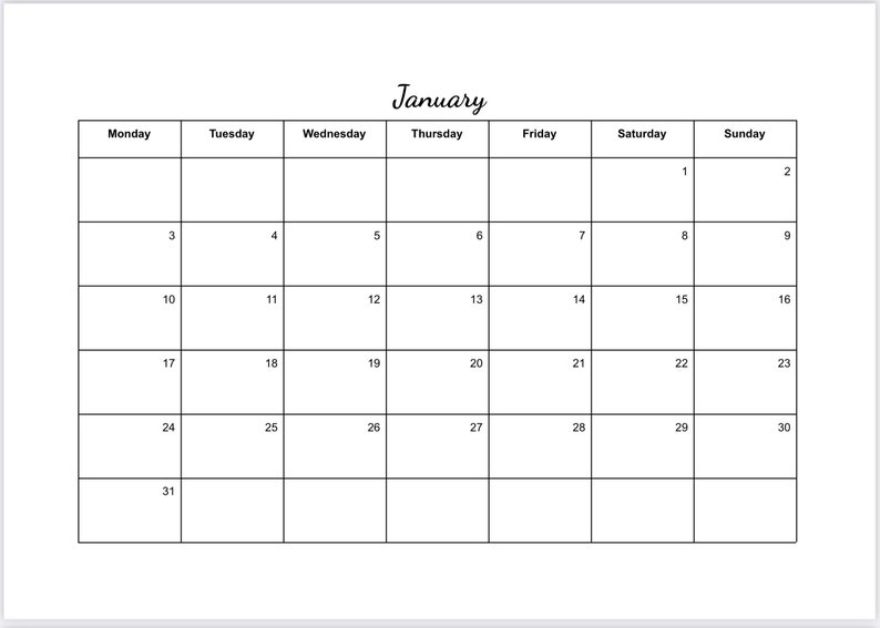 Full calender english january to december 2022 image 1