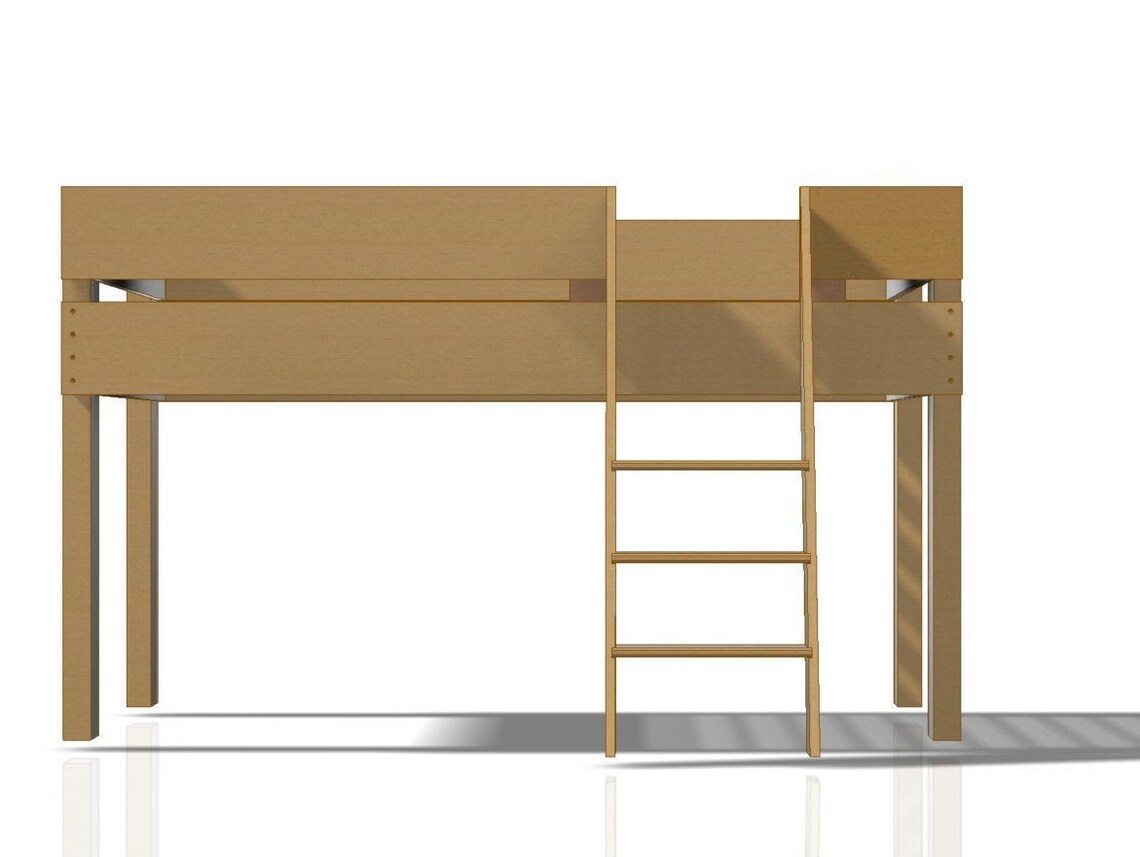 Loft Bed Build Plans Full Color Etsy