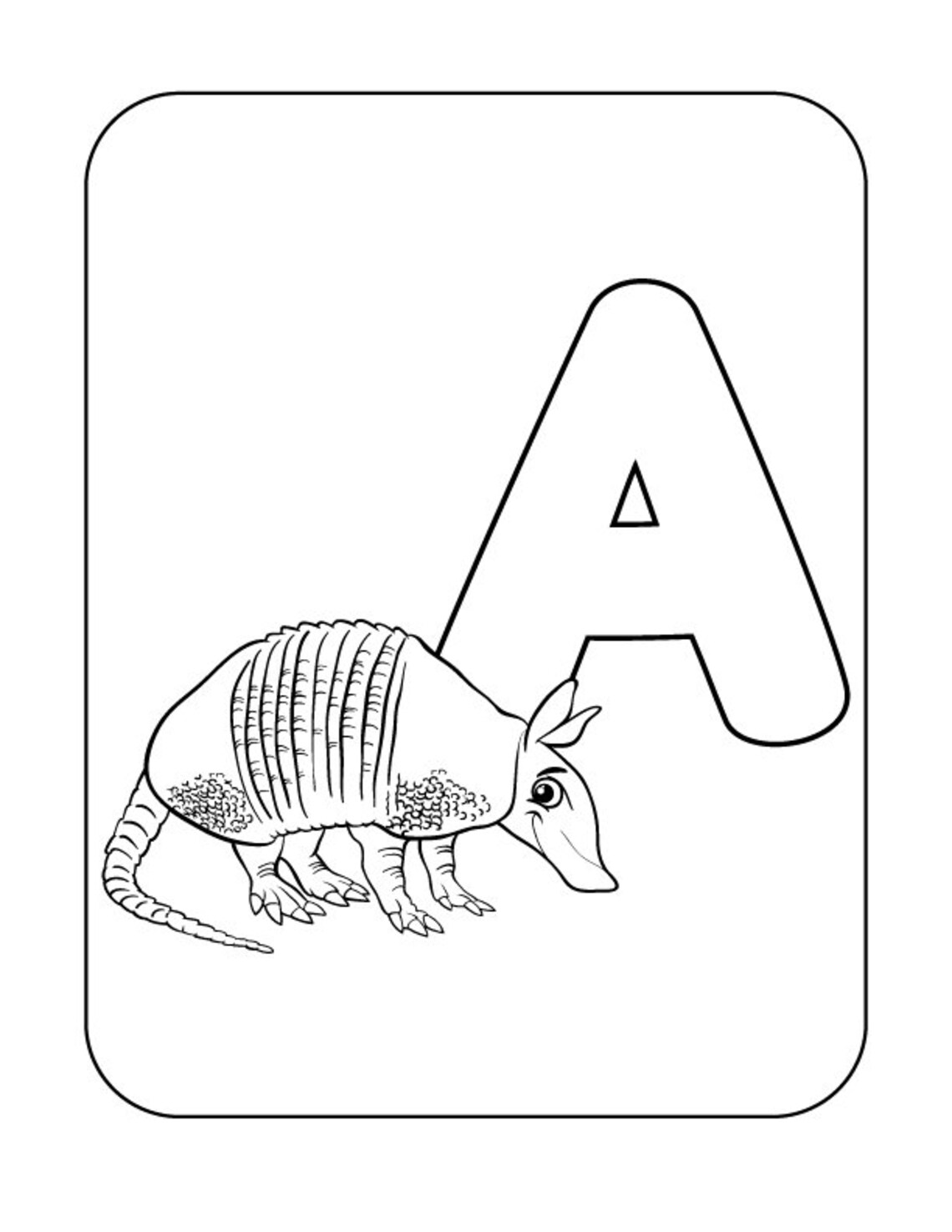 Alphabet Coloring Books With Animals 2 - Etsy