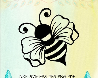 Biene SVG, Honigbiene SVG, Biene ClipArt, Honigbiene svg, Bumble Bee svg Silhouette Cricut Instant Download